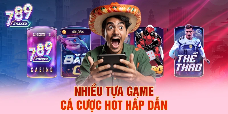 Đa dạng tựa game cá cược tại dom88